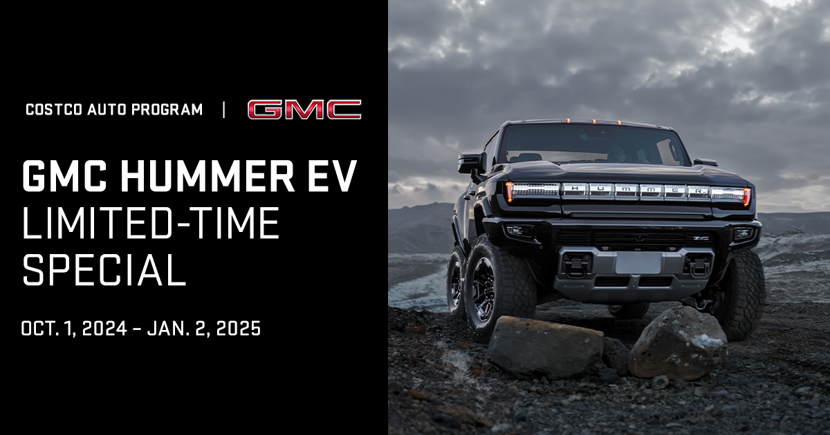 GMC HUMMER EV Limited-Time Special | Costco Auto Program